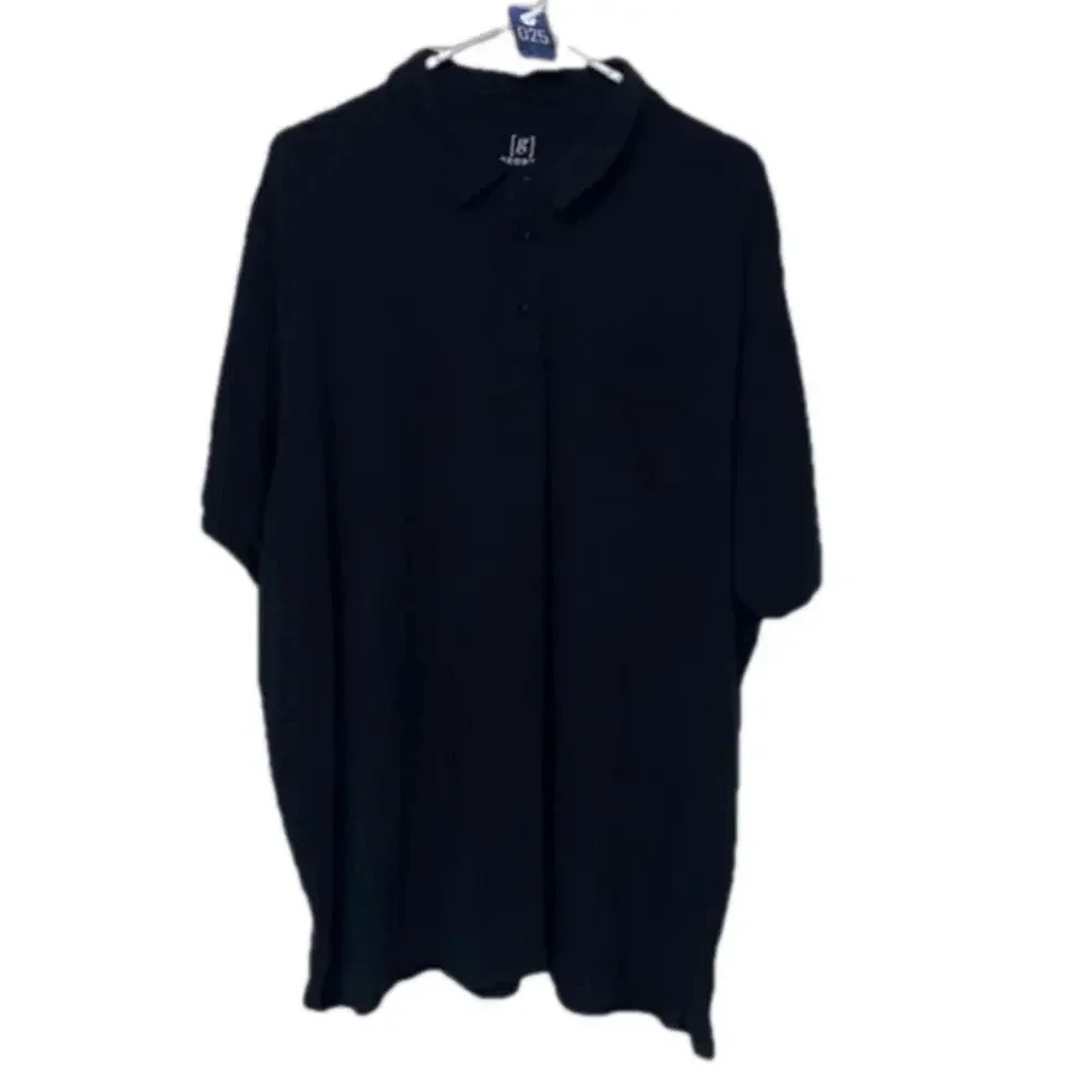3 for $13 Men’s 2XL black polo shirt short sleeve front pocket‎ 2XL polo George